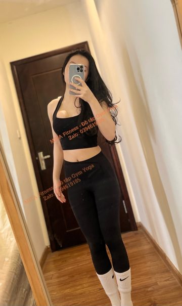 Bộ đồ tập đen Fitness Gym Yoga